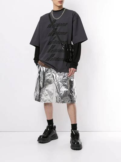 We11done oversized logo-print T-shirt outlook