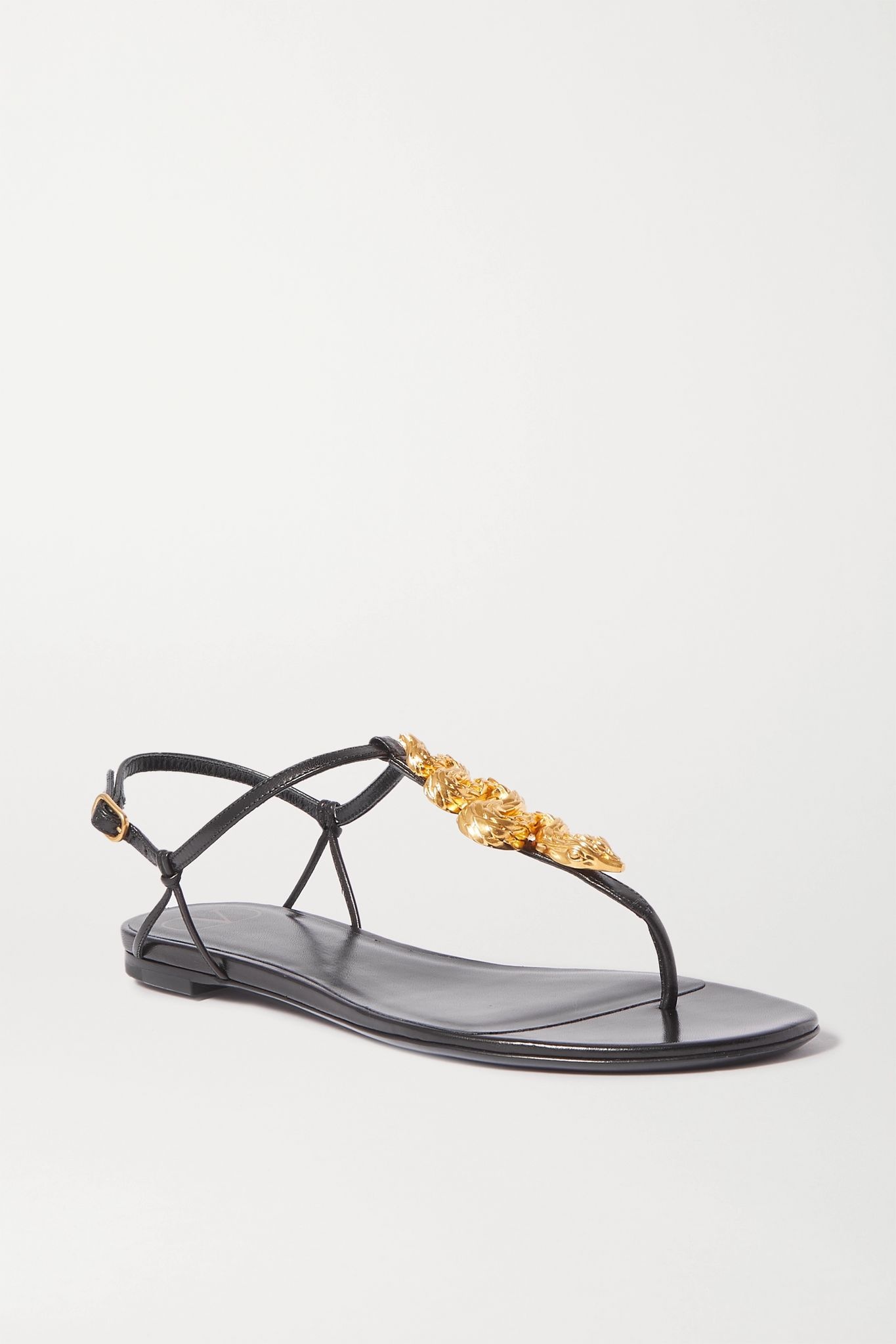 Valentino Garavani Maison Snake leather sandals - 1