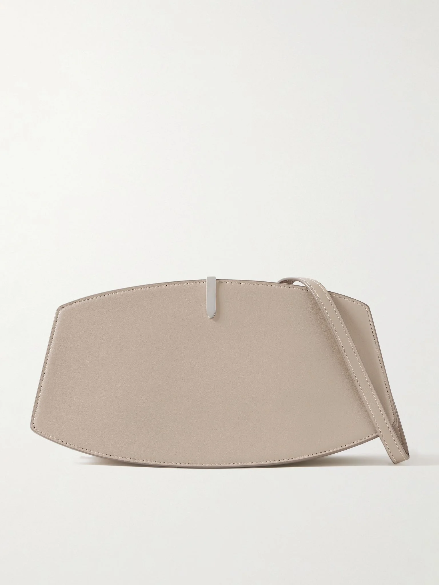 Florence leather shoulder bag Taupe - 1