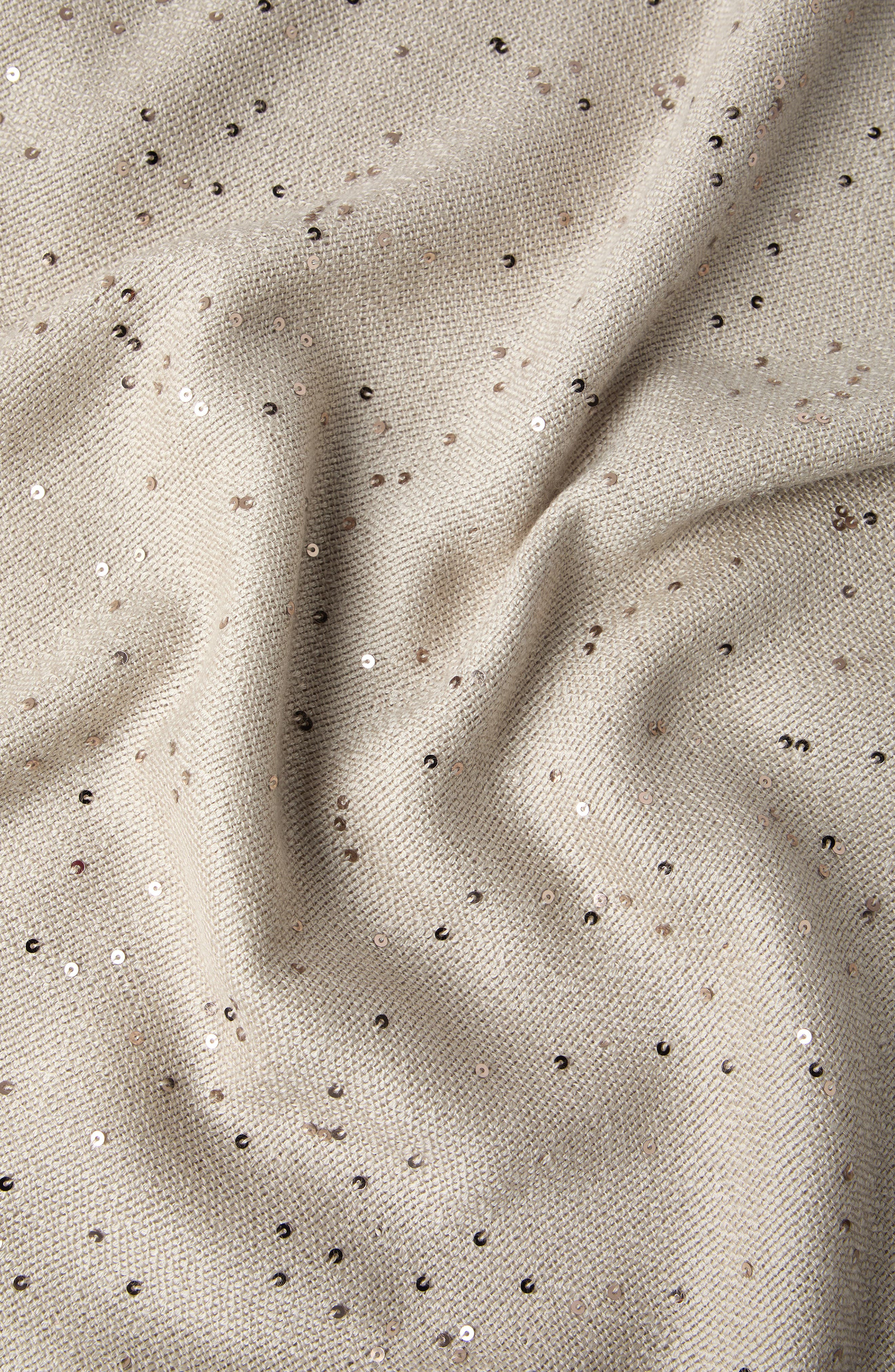 Brunello Cucinelli Cashmere and silk Diamond yarn scarf in Beige at Nordstrom - 4