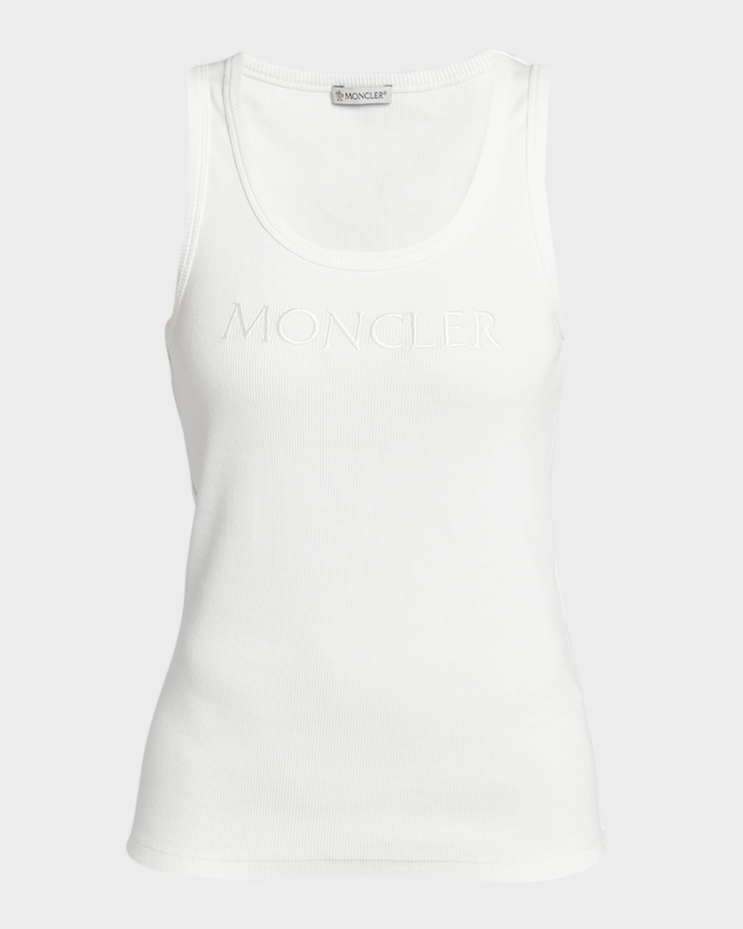 Embroidered Logo Jersey Tank Top - 1