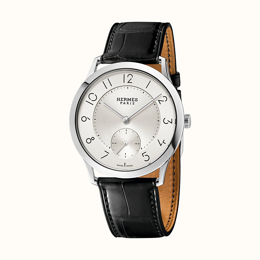 Slim d'Hermes watch, 39.5 mm - 2
