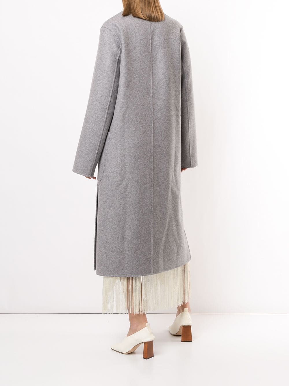 cashmere oversized cardigan coat - 4