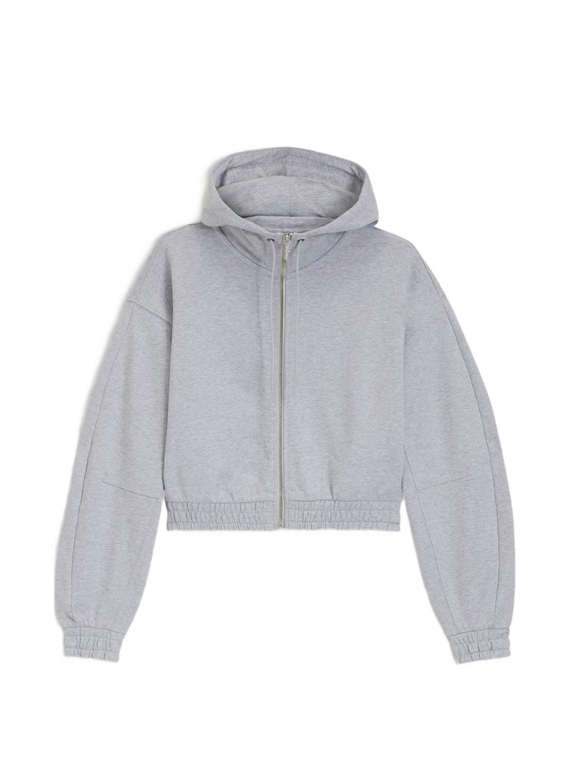 cropped zip-up hoodie 1