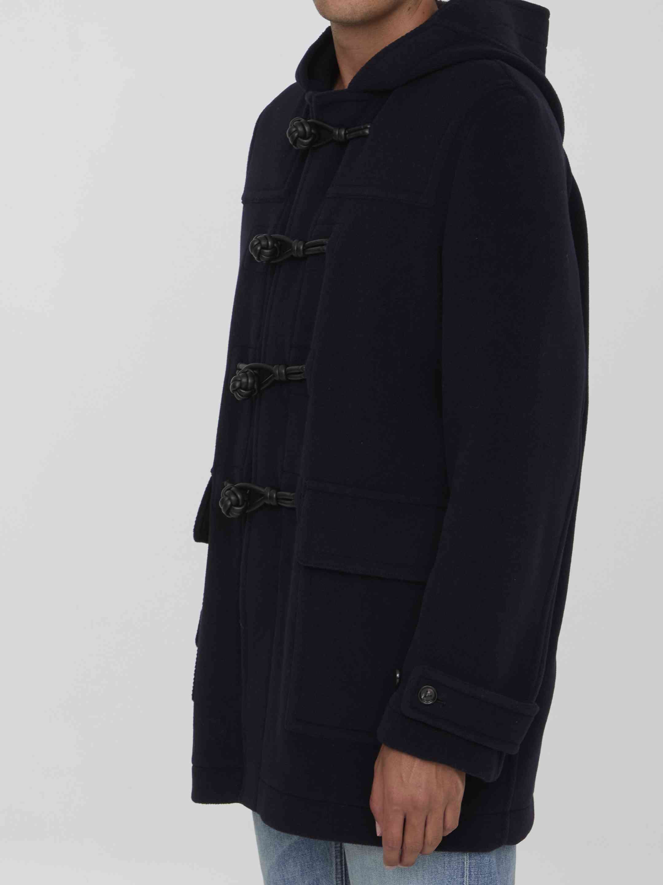 Bottega Veneta Men Duffle Coat In Wool - 2
