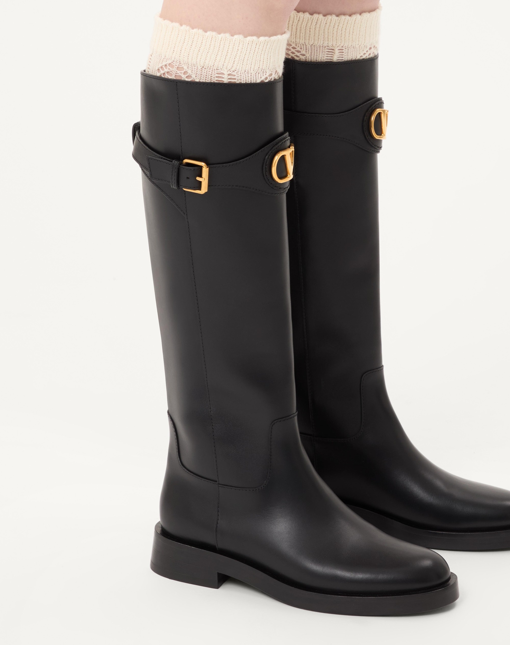 VLOGO SIGNATURE CALFSKIN BOOT 30MM - 2