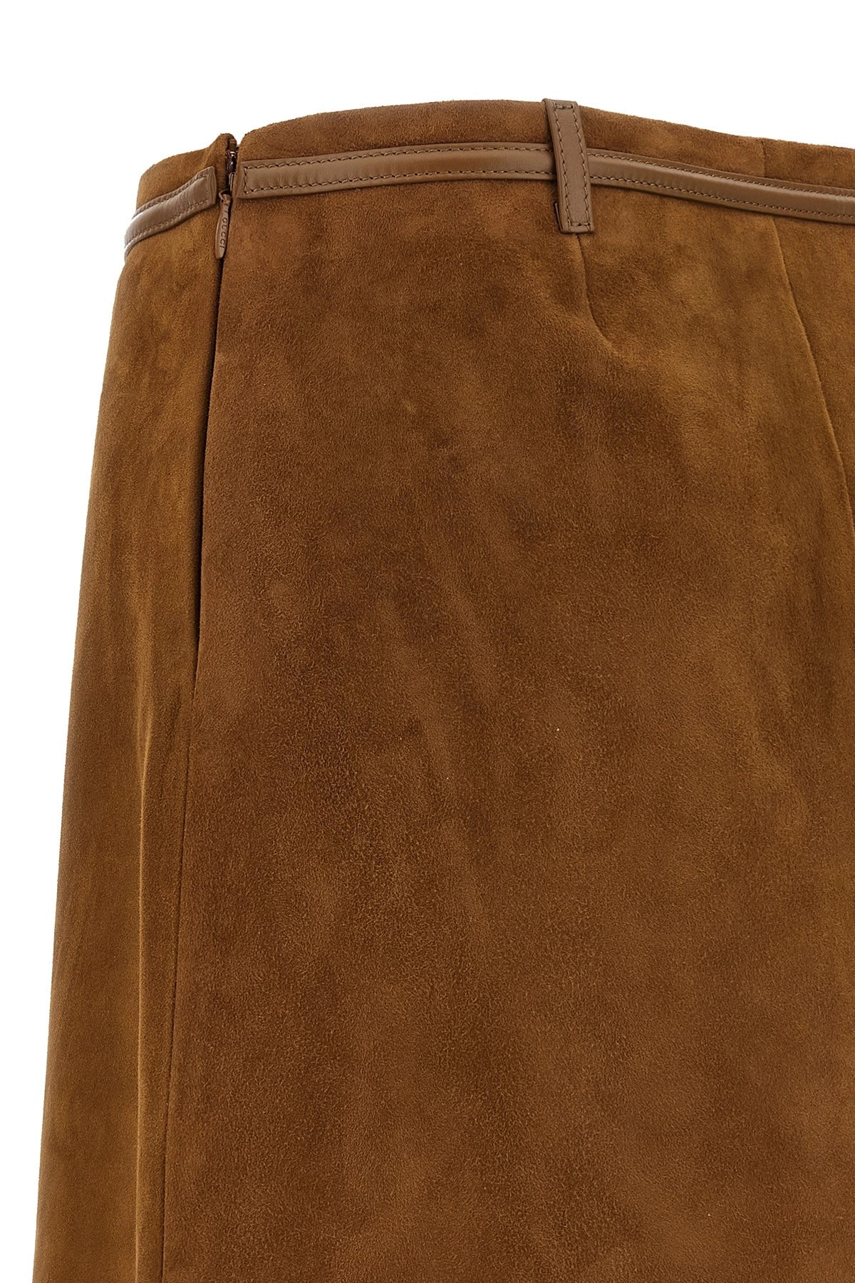 Suede Skirt Horsebit - 4
