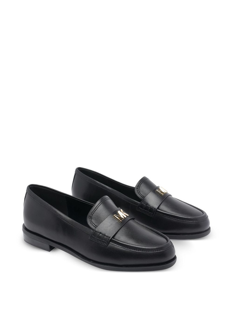 MICHAEL KORS Lex logo-plaque loafers outlook