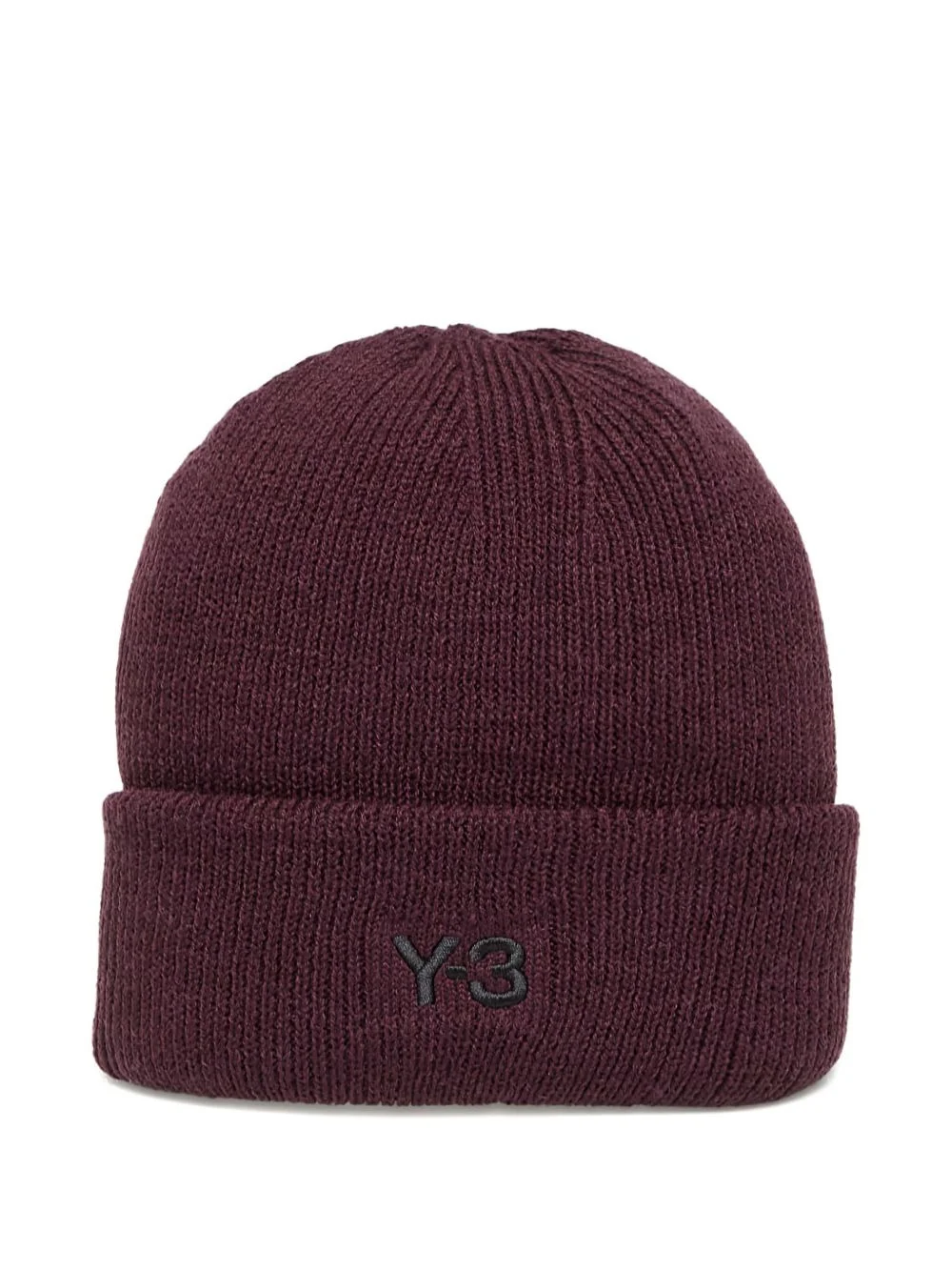 embroidered-logo beanie hat - 1