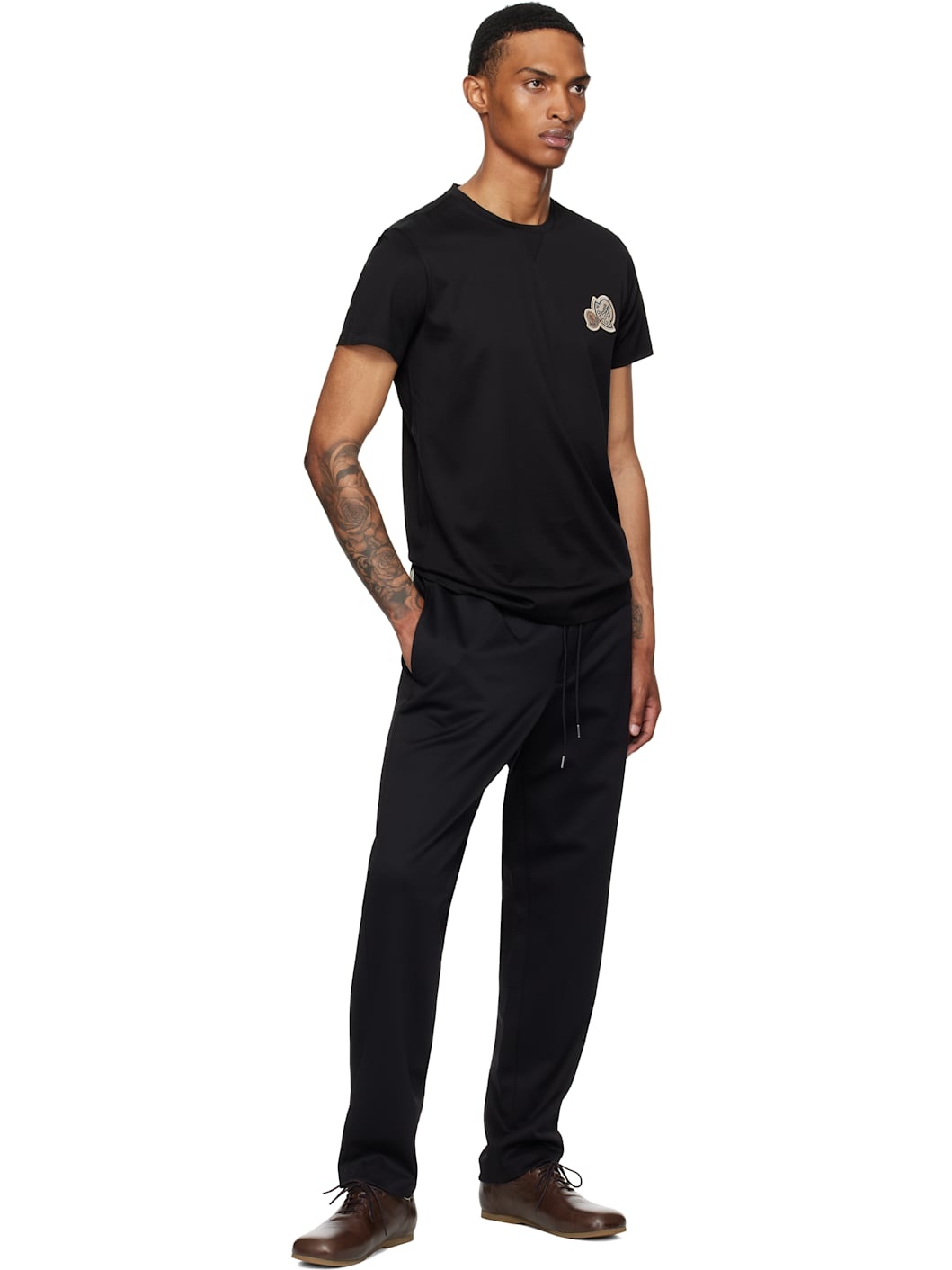 Black Logo Jogging Trousers - 4