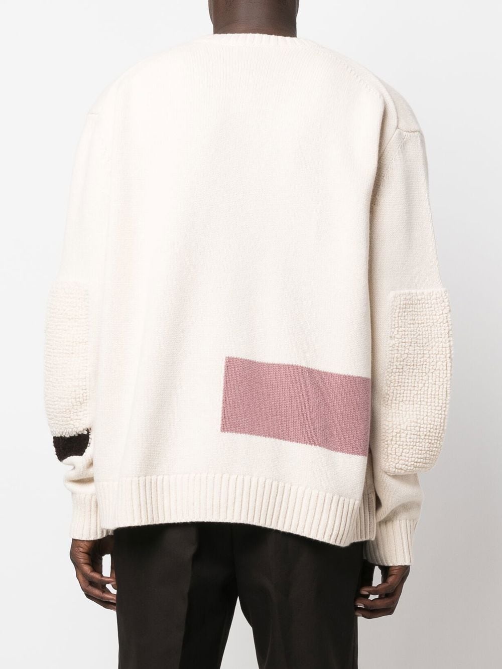 colour-block striped jumper - 4