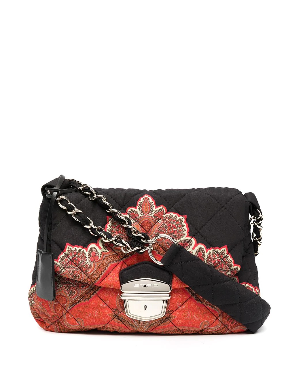 quilted paisley bag - 1