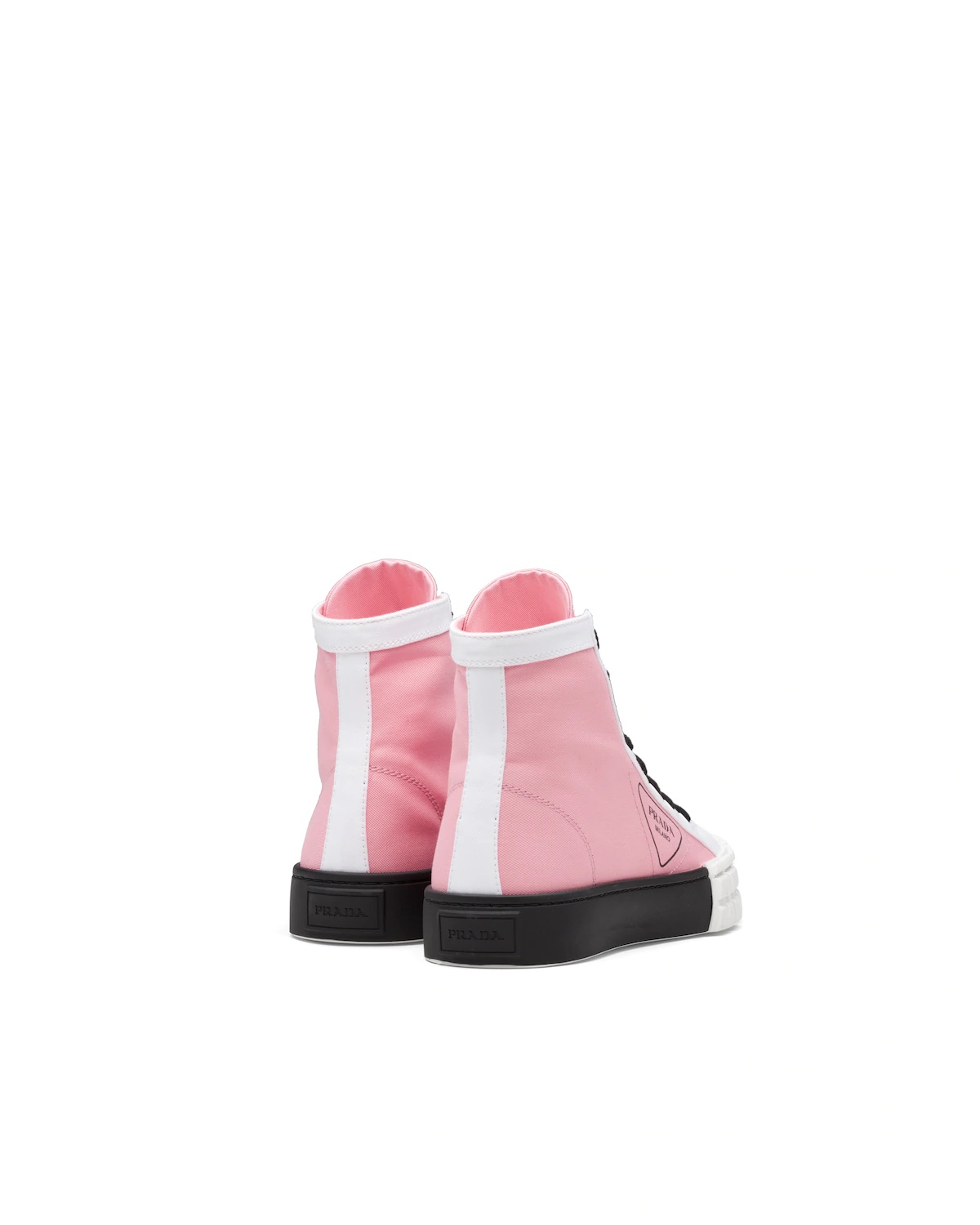 Gabardine high-top sneakers - 4