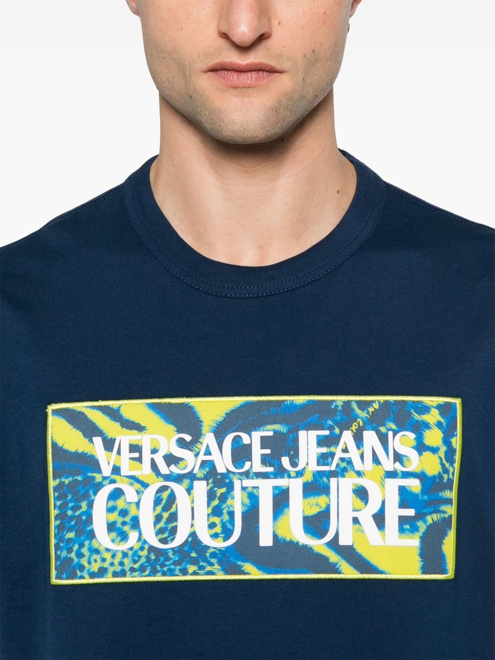 logo-patch T-shirt - 4