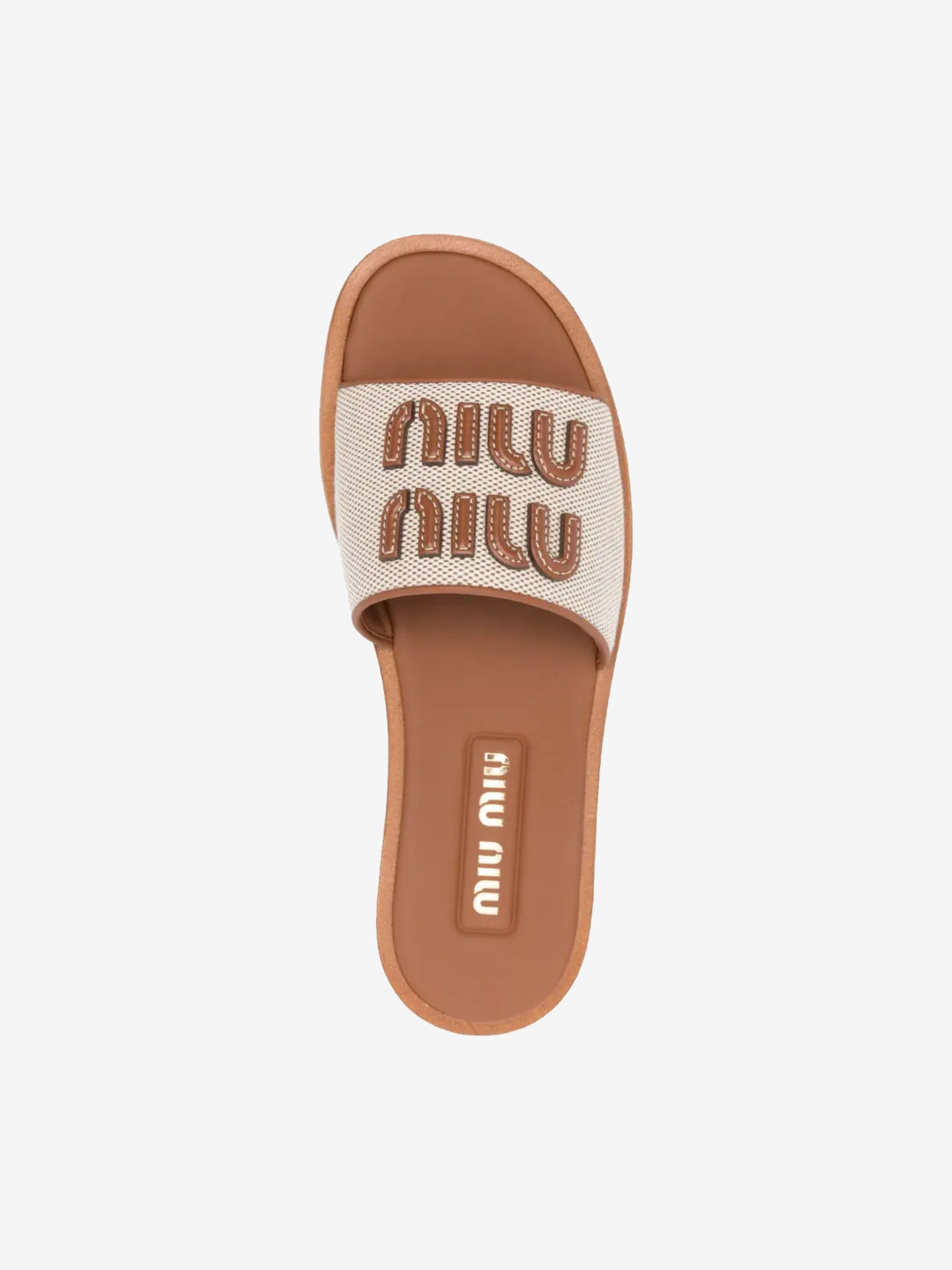 MIU MIU - Women Canvas Sandal - 4