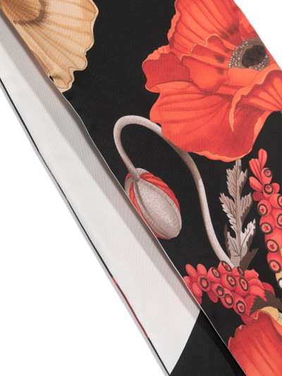 FERRAGAMO Poppies-print silk bandeau outlook