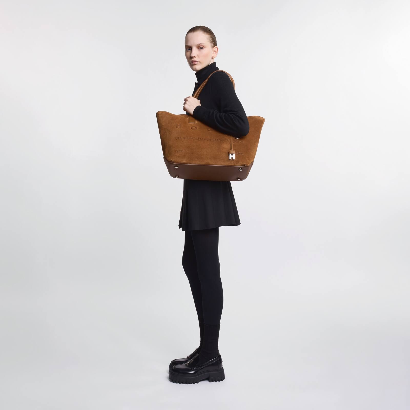 Hogan Script Shopping Bag Medium - 8