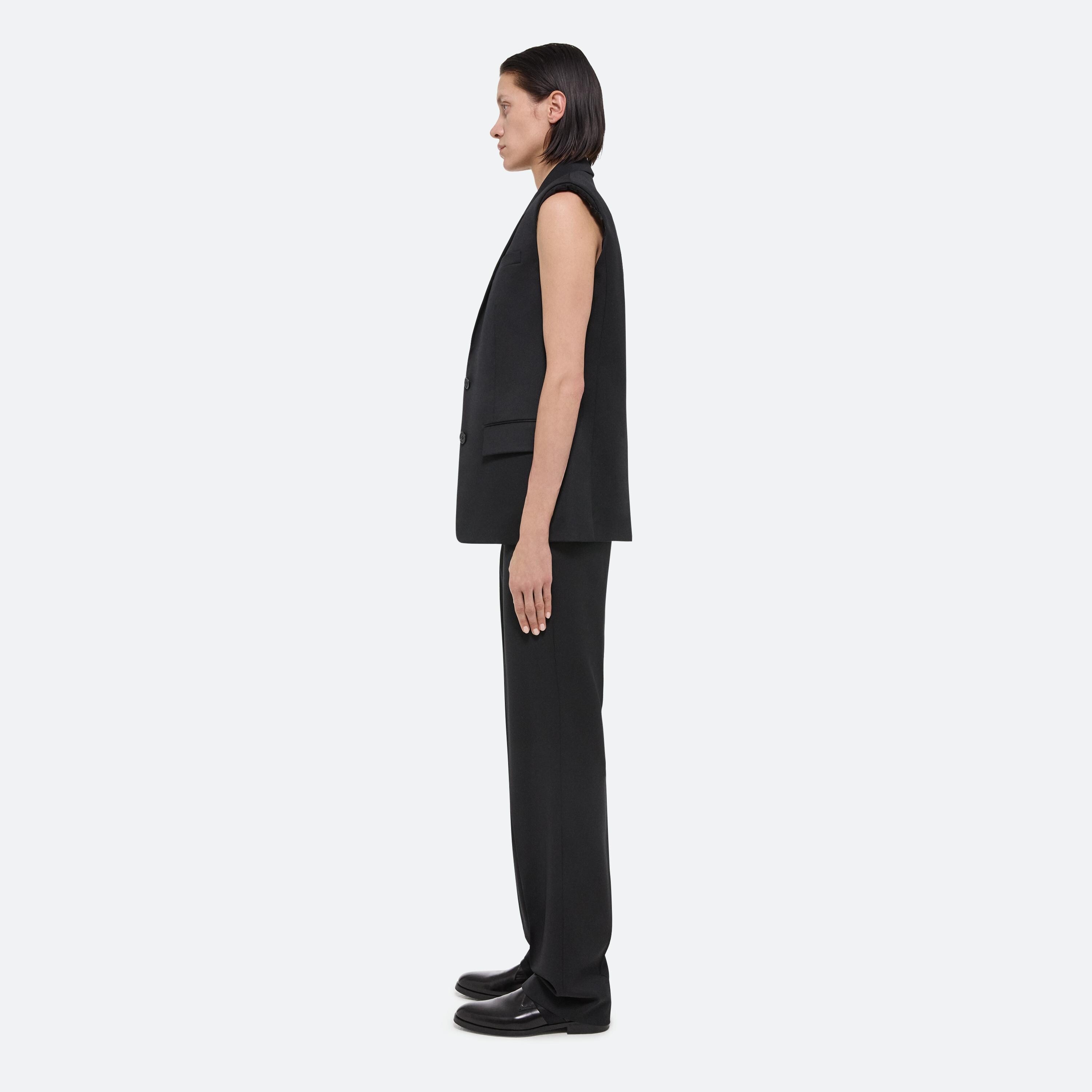 VIRGIN WOOL CLASSIC VEST - 4