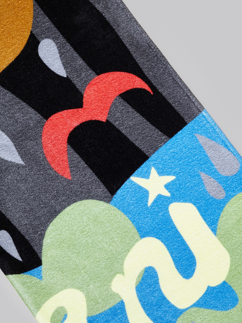 MARNI X NO VACANCY INN - PRINTED COTTON BEACH TOWEL 3