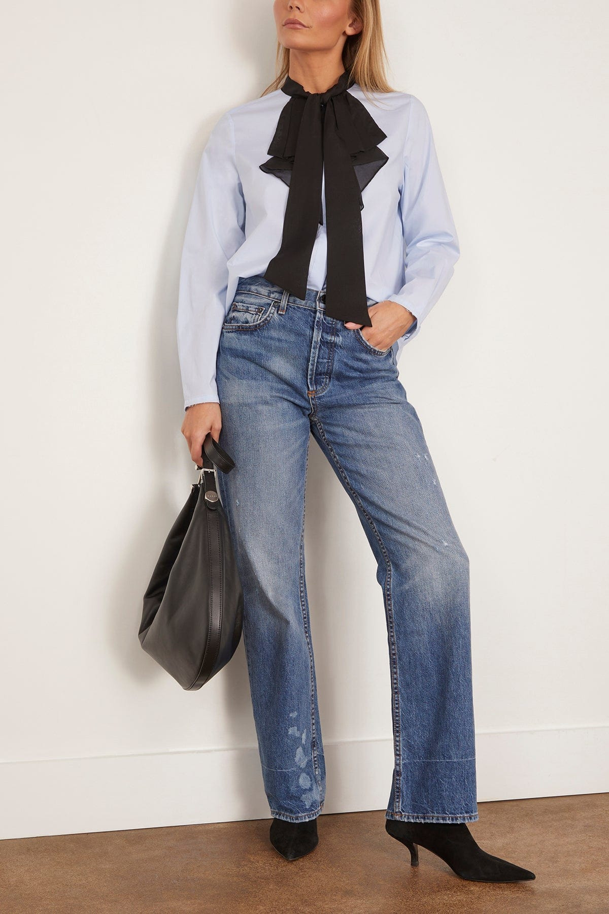 Pure Power Blouse in Ice Sky - 2