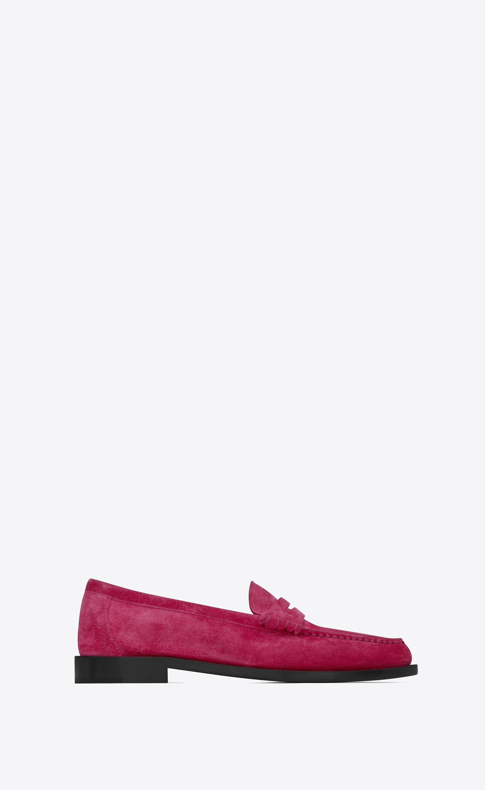 le loafer monogram penny slippers in suede - 3