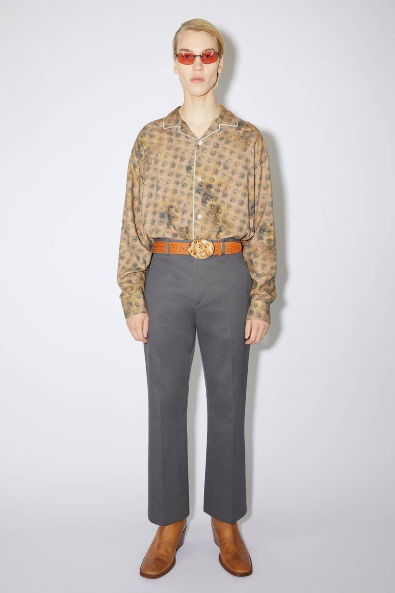 Acne Studios Twill trousers - Graphite grey outlook
