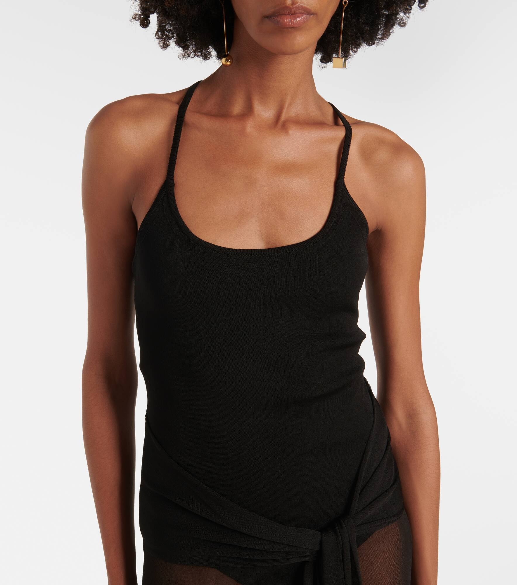 La Robe Maille Nodo embellished gown - 4