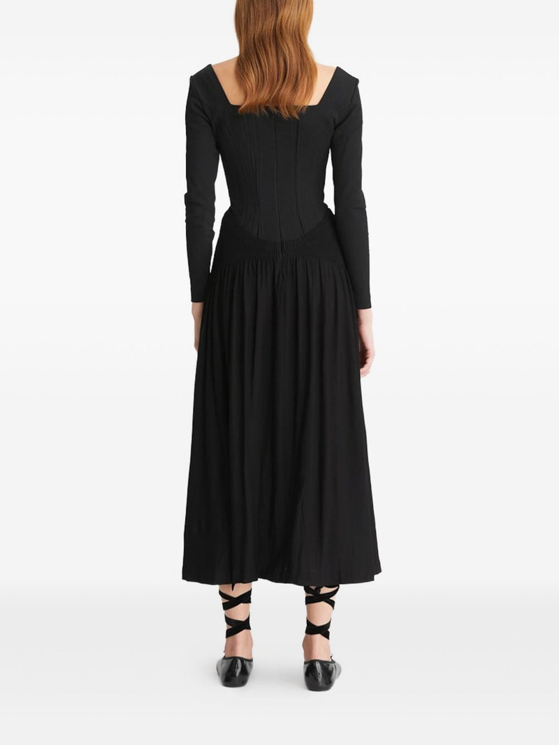 long-sleeve midi dress 3