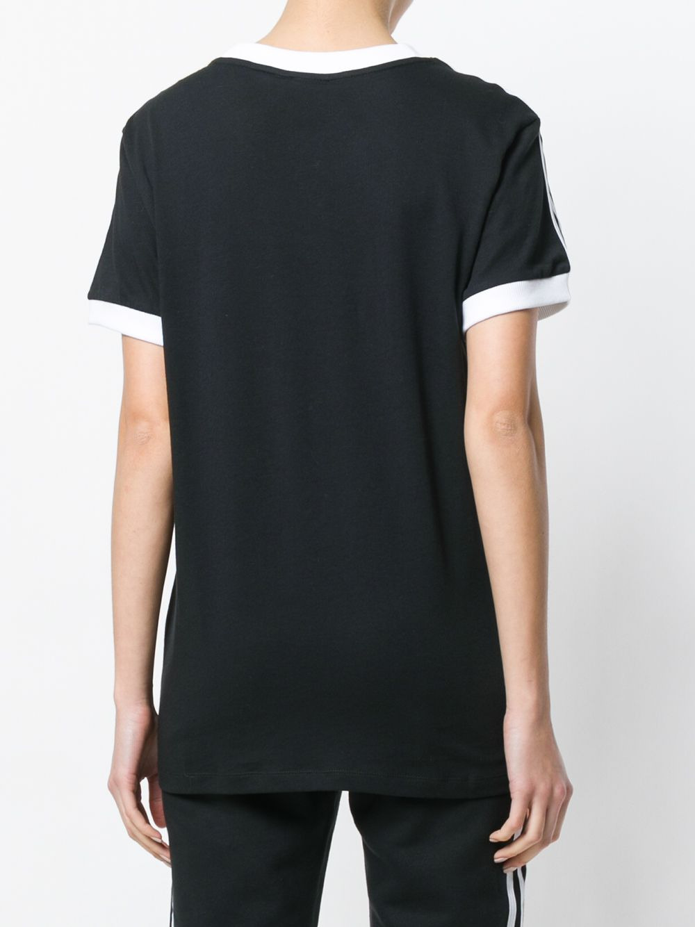 classic stripe detail T-shirt - 4
