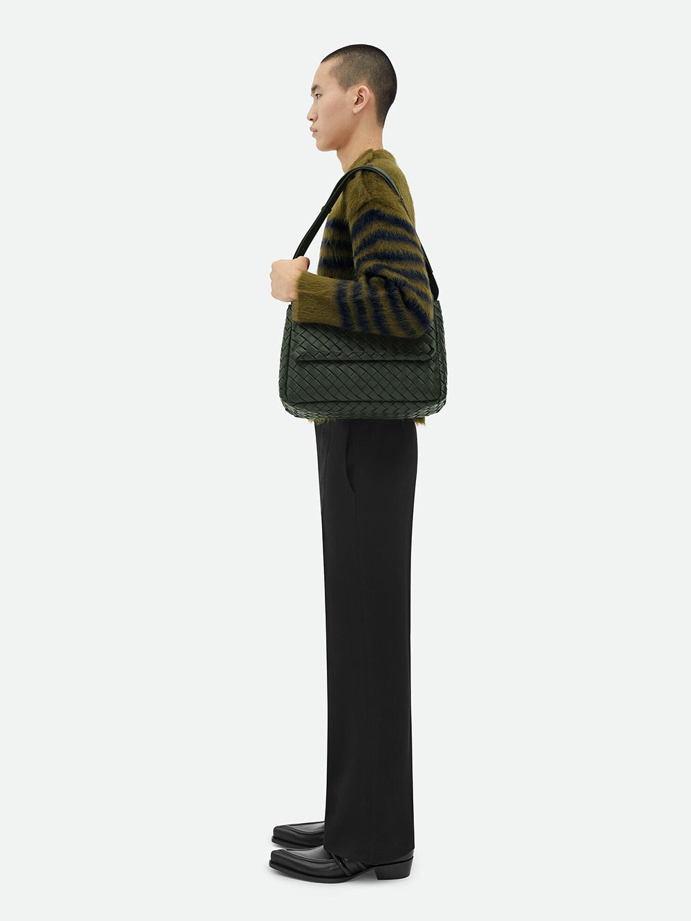 Bottega Veneta Men Cobble Messenger Grande - 3