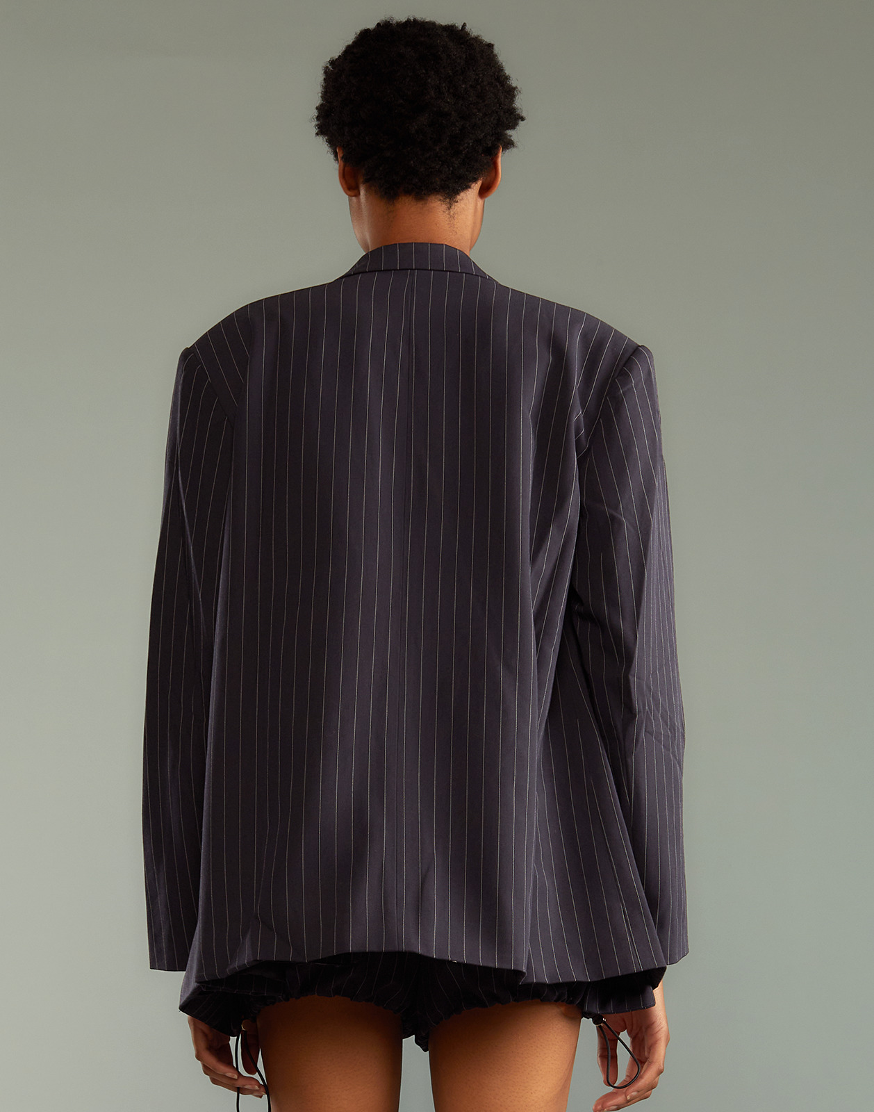 Pinstripe Blazer - 5
