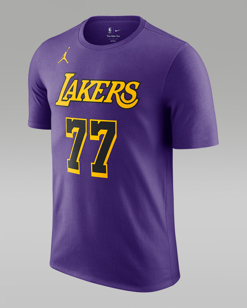 Luka Dončić Los Angeles Lakers Statement Edition Men's Jordan NBA T-Shirt - 1