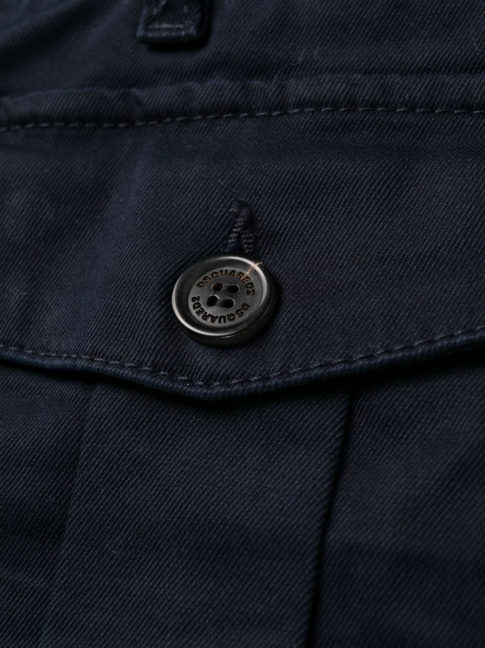 slim-cut cargo trousers - 6