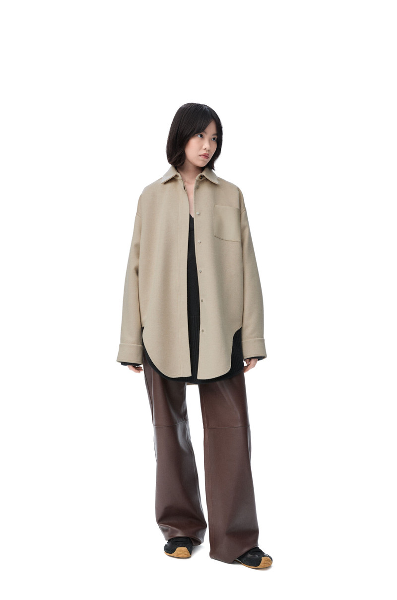 Loewe Overshirt in wool and cashmere outlook