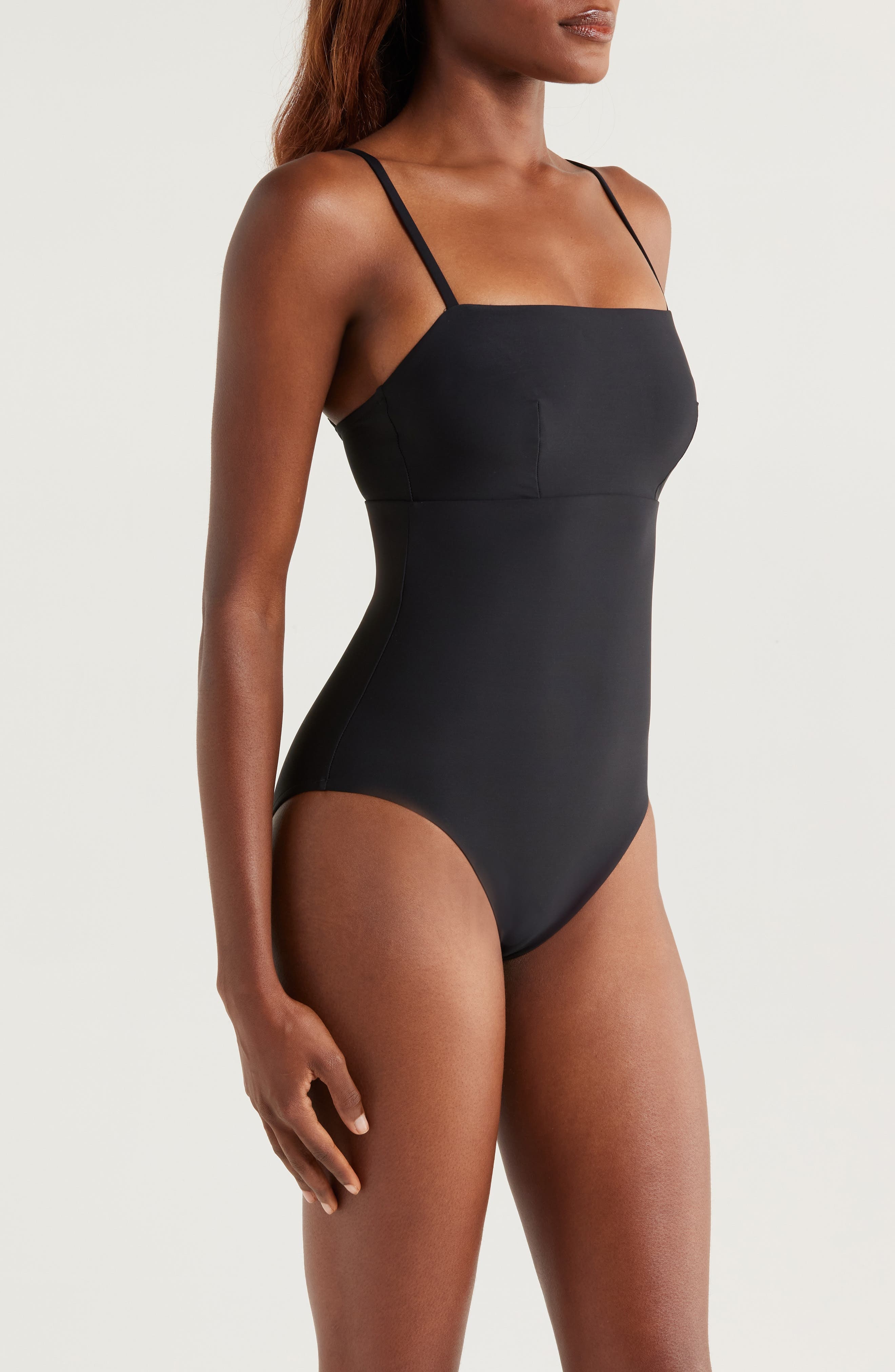 BONDI BORN Aerin One-Piece Swimsuit in Black at Nordstrom - 3