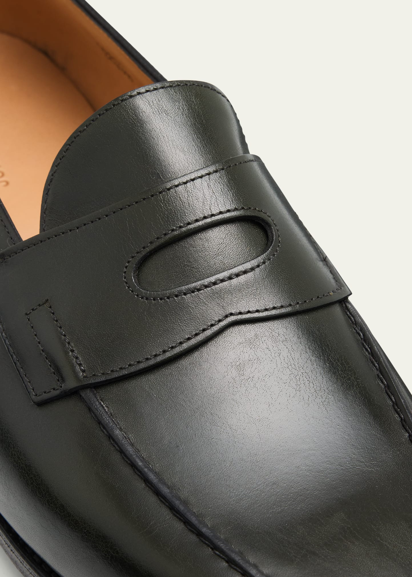 Men's Lopez Calf Leather Penny Loafers - 4