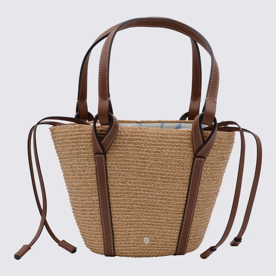 Helen Kaminski Natural Raffia Satchel - 1