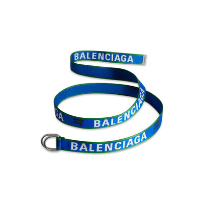 BALENCIAGA Men's D Ring Belt in Navy Blue outlook