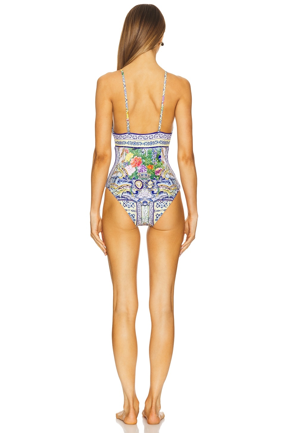 Eyelet Tie Tri One Piece - 3