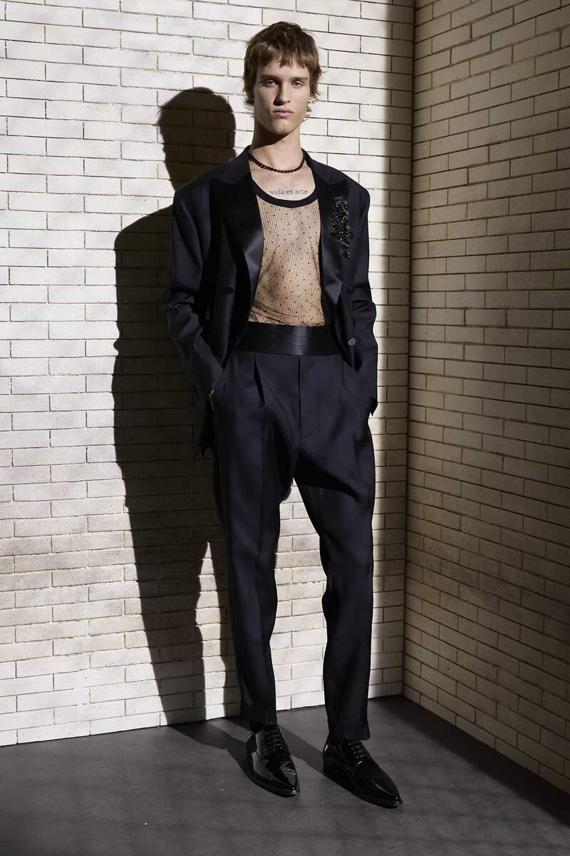 TUXEDO ONE PLEAT PANTS 3