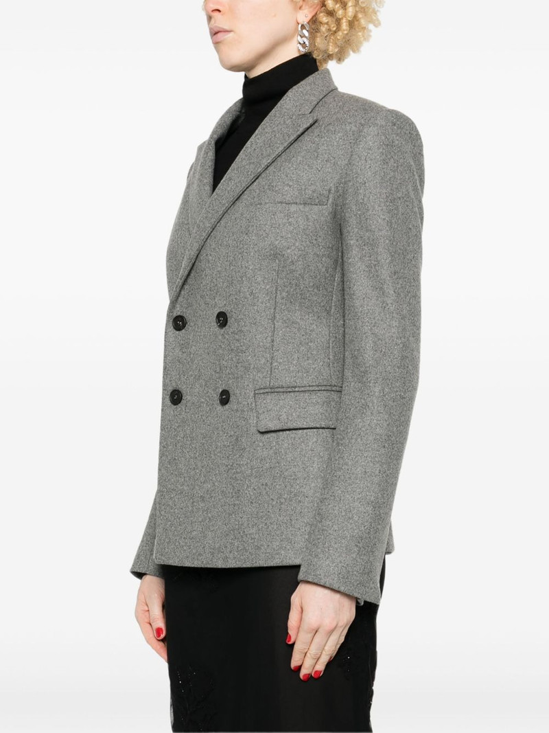 double-breasted flannel blazer 3