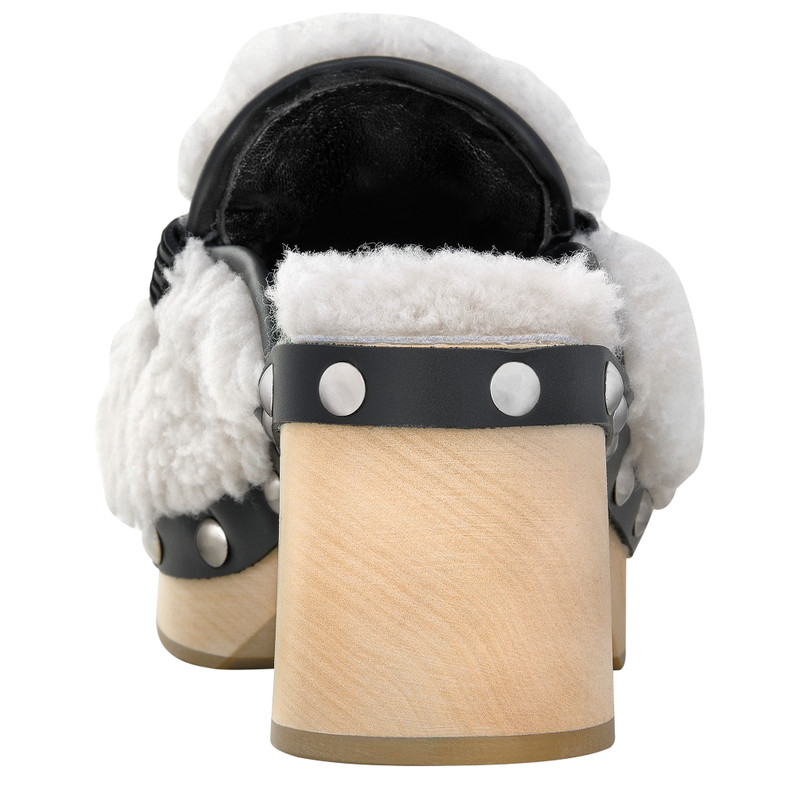 La Cigale Clogs Ivory - Leather 3