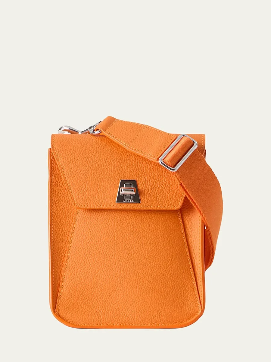 Anouk Mini Leather Messenger Bag - 1