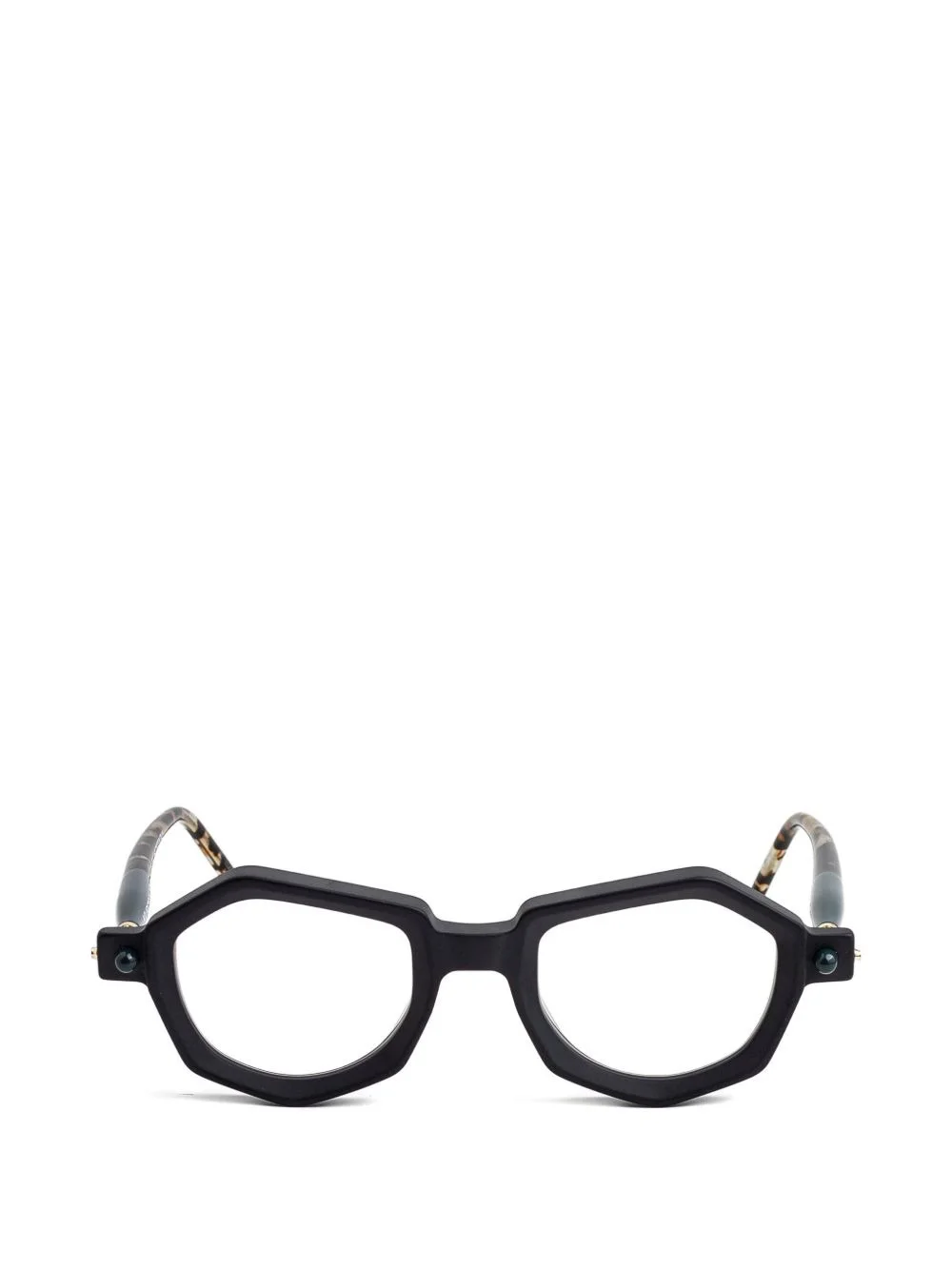 geometric-frame glasses - 1