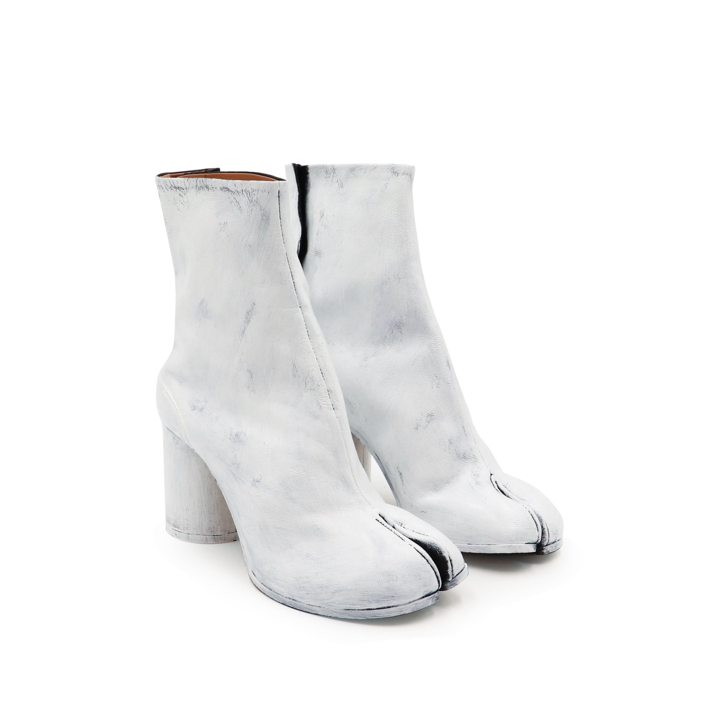 Tabi Bianchetto Ankle Boots 8cm Heel - 2