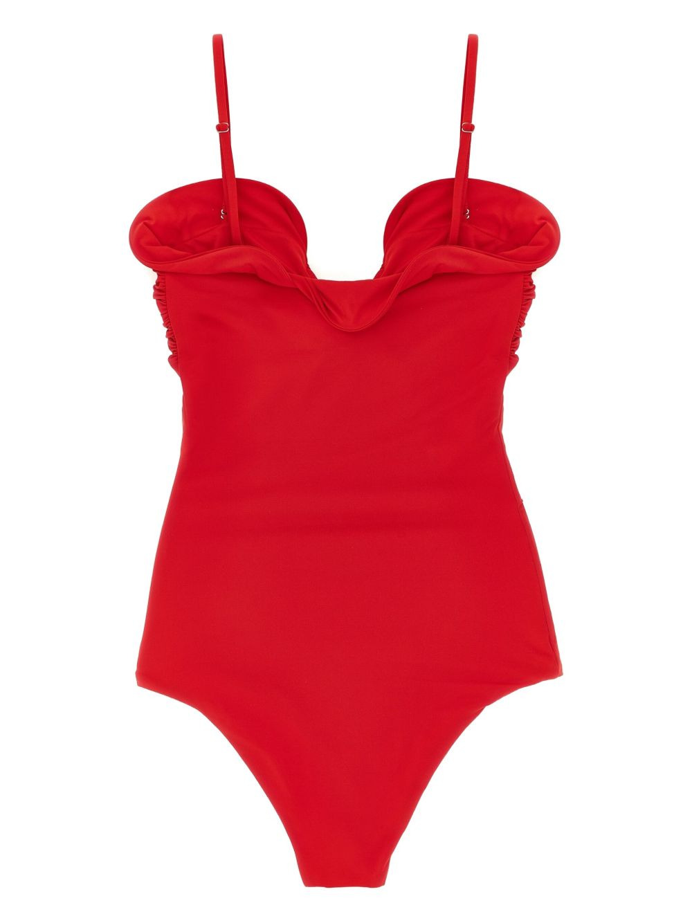 rose-embellished swimsuit - 2