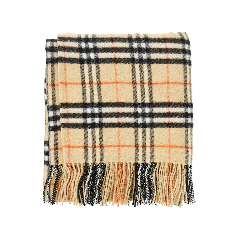 Burberry Women Check Wool And Cashmere Cape - 1