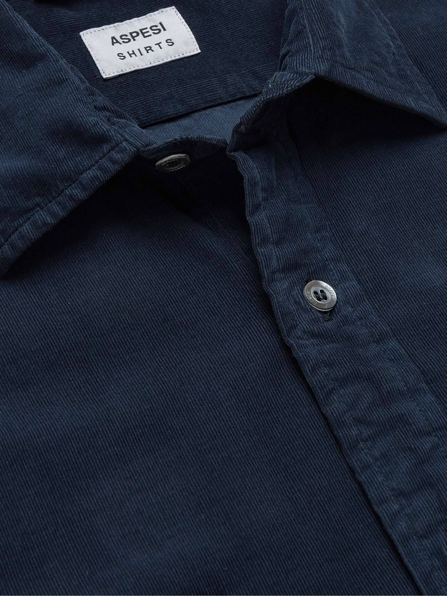 Garment-Dyed Cotton-Corduroy Shirt - 5