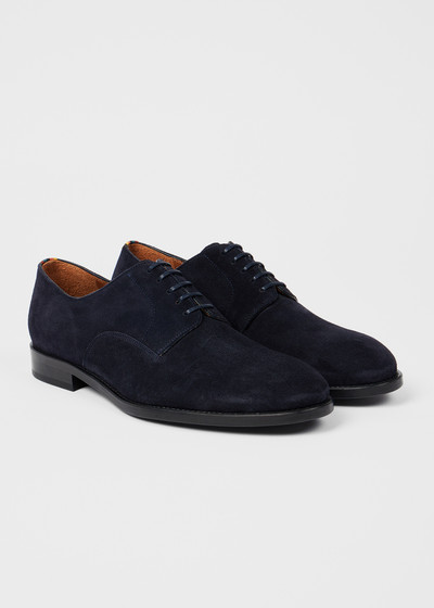 Paul Smith Dark Navy Suede 'Fes' Shoes outlook