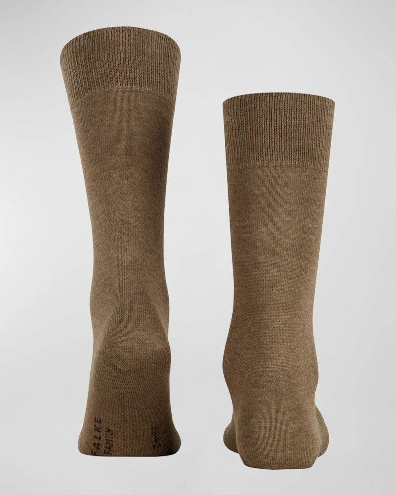 Men's Family Cotton Mid-Calf Socks 4